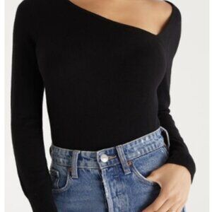 Z Supply Karlie Asymmetrical Neckline Women's Sweater